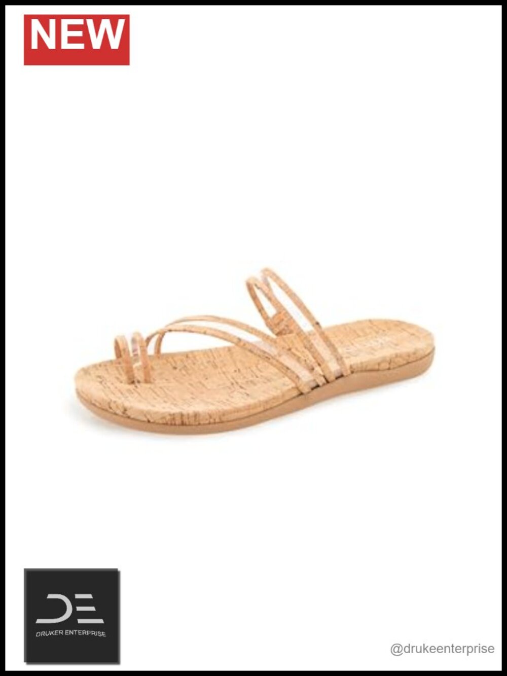 Women's Slide Sandals Flat Open Toe Slip On PU Polyurethane